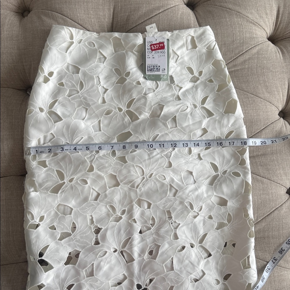 H&M Elegant White Lace Skirt - Picture 16 of 16